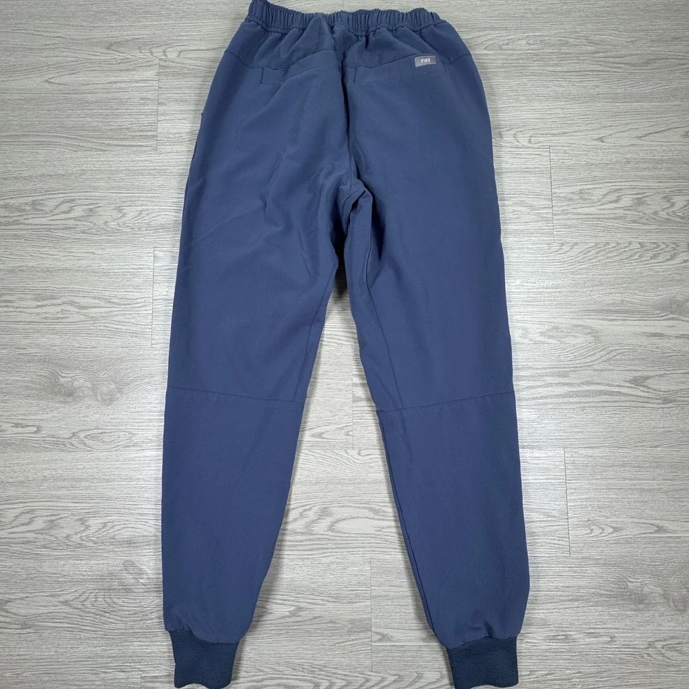 FIGS Men's Jogger Scrub Pants Tansen Blue/Purple XS Elastic Waist Drawstring